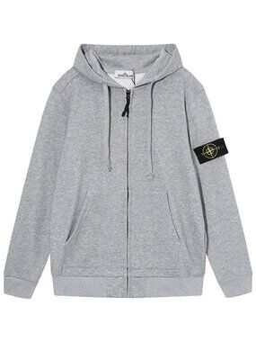 Stone Island Gray Hoodie